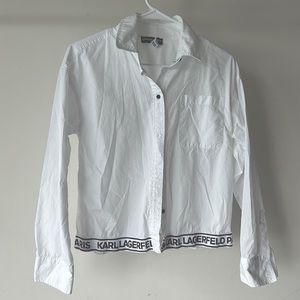 Karl Lagerfeld shirt. Size S-M